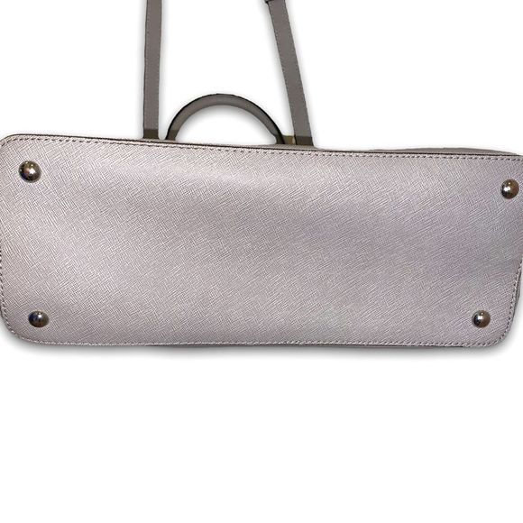 Michael Kors Cindy Pearl Grey Satchel - Picture 6 of 9